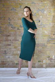 Tango Kleid „Die Vornehme“ tannengrün