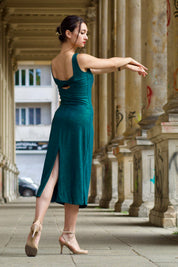 Tango Kleid „Die Süße“ smaragdgrün