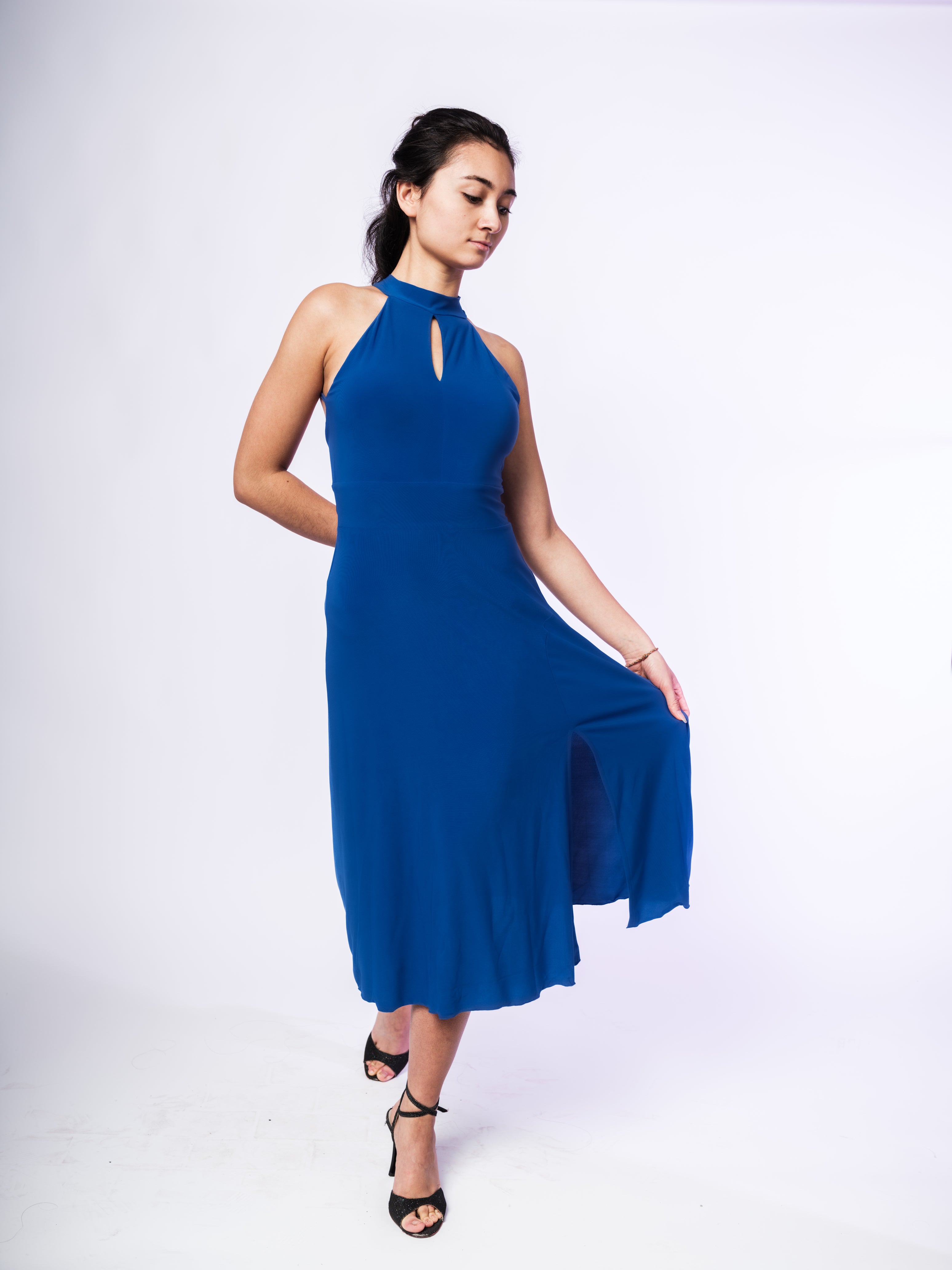 blue tango dress Royal Blue Argentine Tango Dress