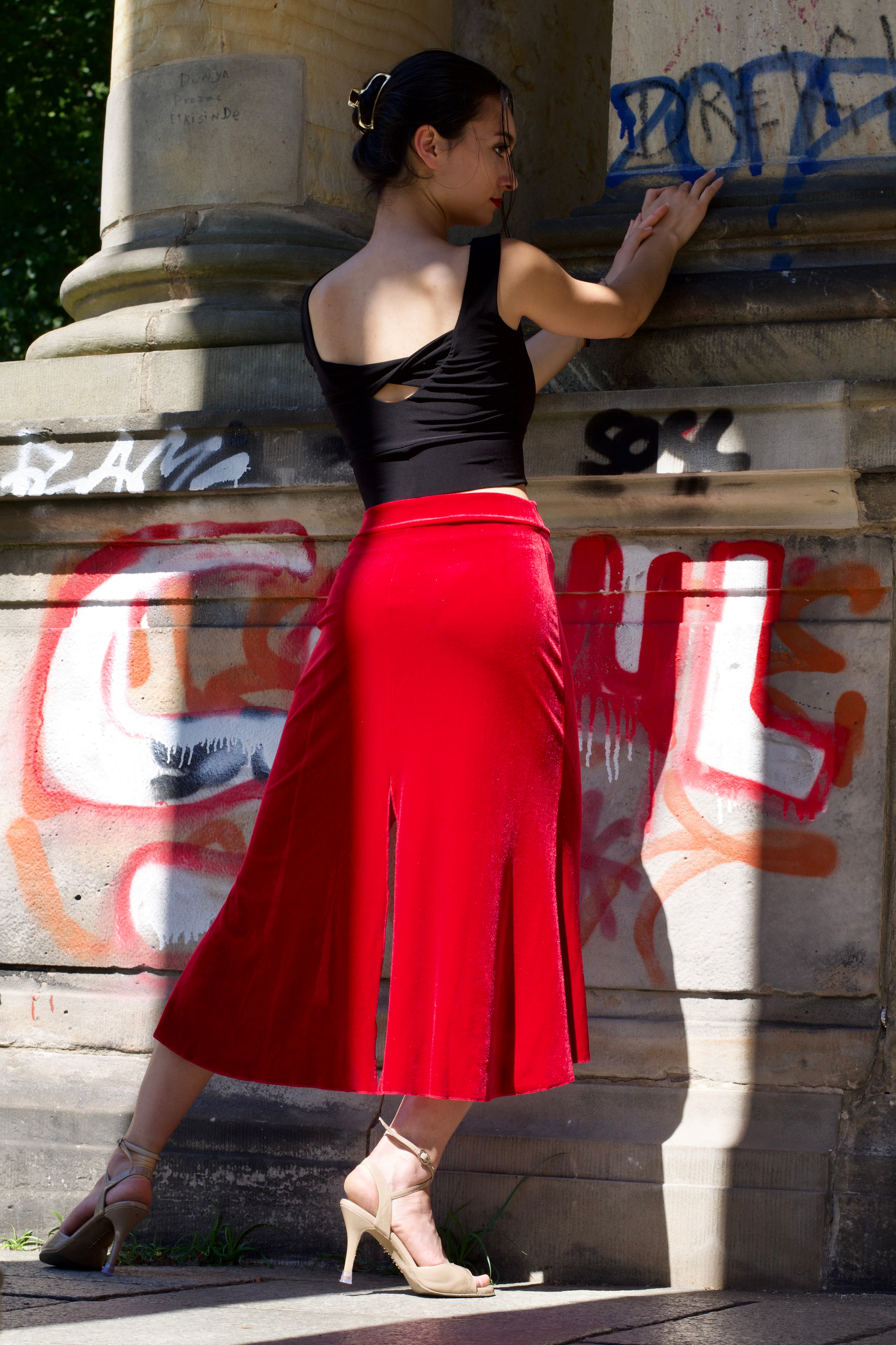 Tango Top „Die Süße“ schwarz