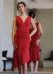 Tango Kleid „Die Verspielte“ chilirot