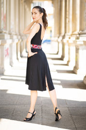 Tango-Wendekleid „The Romantische“ verrücktes Rot&classy black