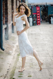 Lace Tango Dress "The Sophisticated" - black/white