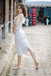 Lace Tango Dress "The Sophisticated" - black/white