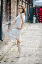 Lace Tango Dress "The Sophisticated" - black/white