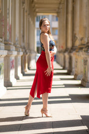 High waist tango skirt "The Confident" black/red/blue
