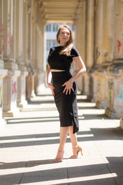 High waist tango skirt "The Confident" black/red/blue