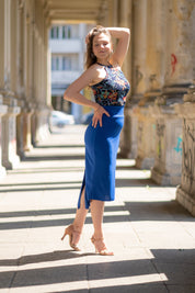 High waist tango skirt "The Confident" black/red/blue