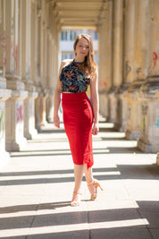High waist tango skirt "The Confident" black/red/blue